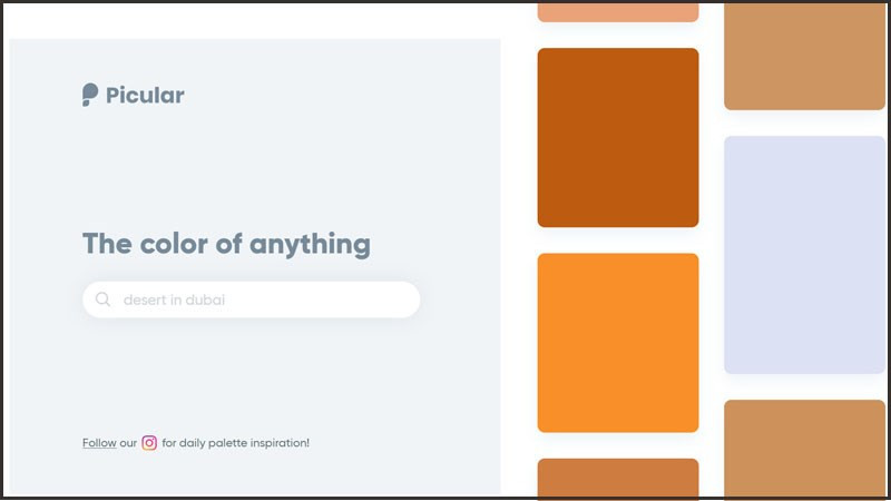 Picular - Tìm kiếm màu sắc theo từ khóa