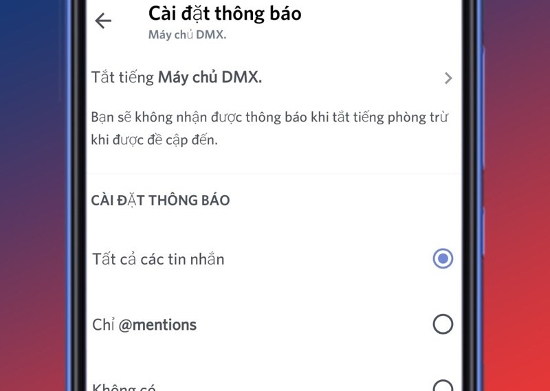 Quản lý, cài đặt thông báo cho Discord