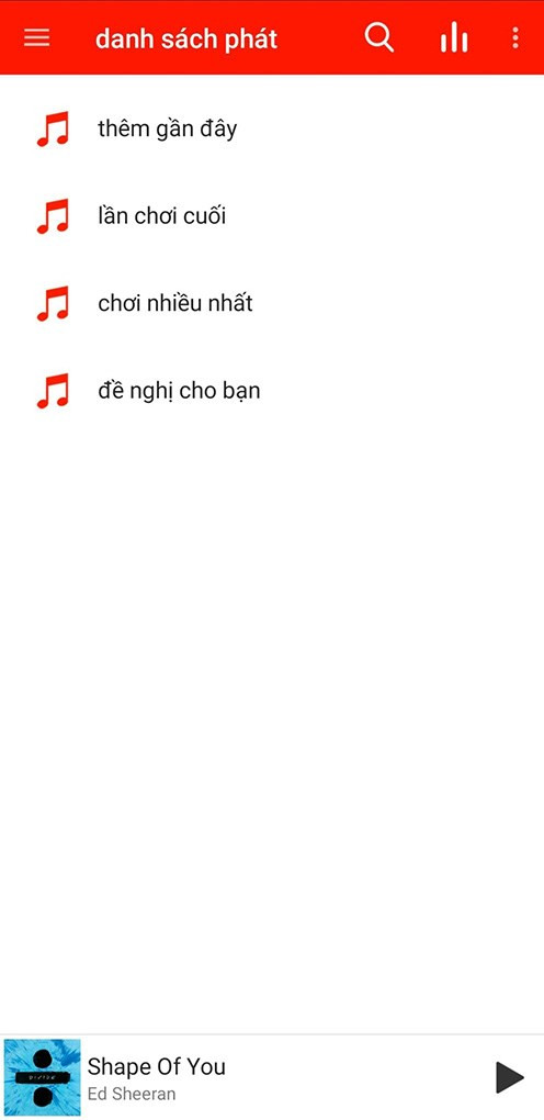 Quản lý danh sách phát