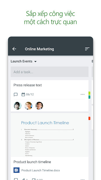 Quản lý dự án với Microsoft Planner