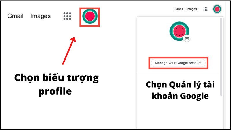 Quản lý tài khoản Google