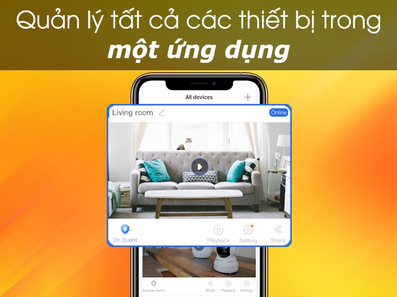 Quản lý tất cả các thiết bị trong một ứng dụng