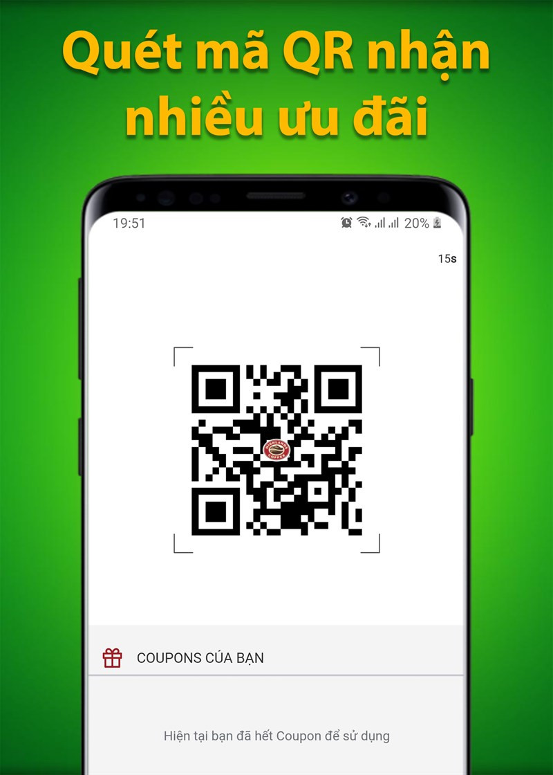 Quét mã QR nhận ưu đãi