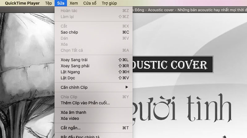 QuickTime: Phần mềm tách âm thanh ra khỏi video