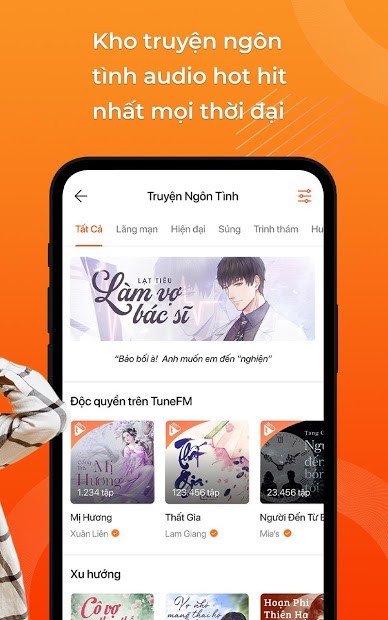 Khám Phá Thế Giới Audio Sách và Radio Miễn Phí với TuneFM