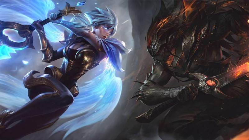 Riven thần kiếm và Yasuo ma kiếm