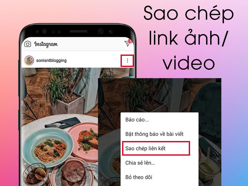 Sao chép liên kết bài đăng