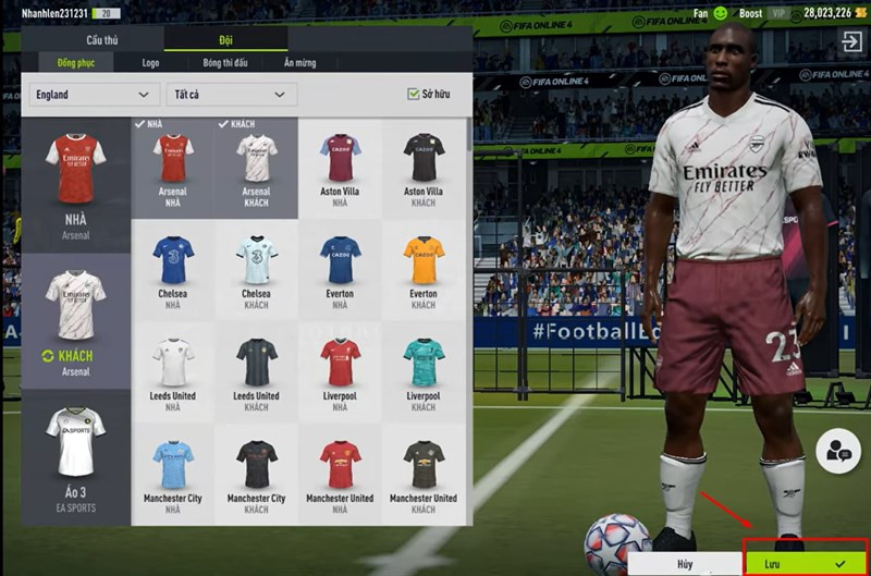 Hướng Dẫn Đổi CLB Trong FC Online (FIFA Online 4) Chi Tiết Nhất