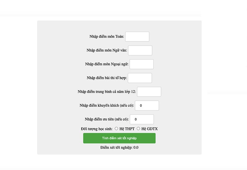 TOP 5 Website Tính Điểm Tốt Nghiệp THPT Chính Xác Nhất