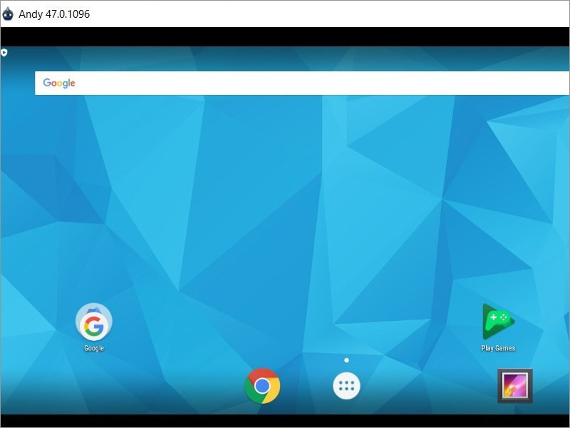 Screenshots Andy - Giả lập Android trên PC