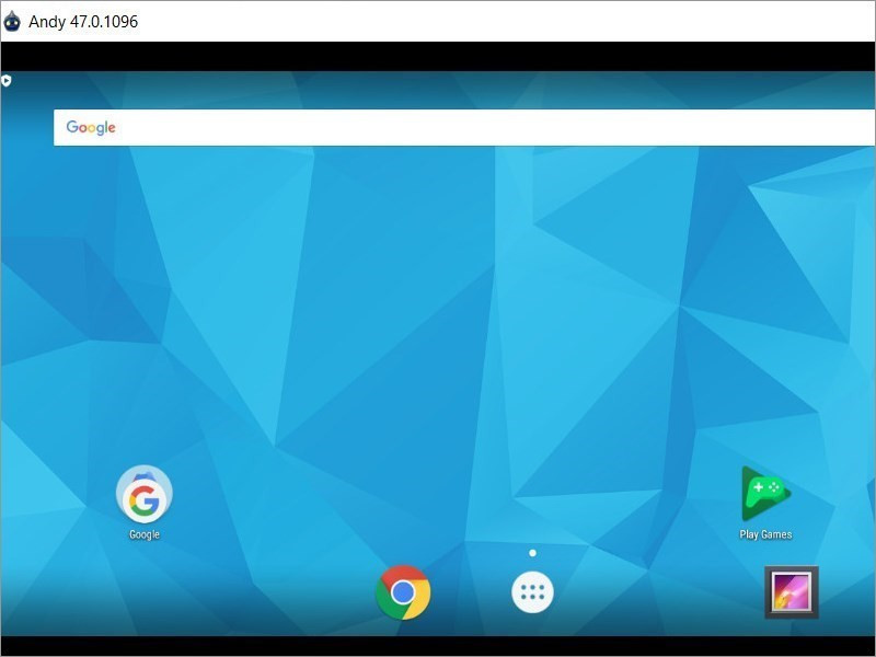 Screenshots Andy - Giả lập Android trên PC