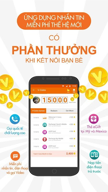 Screenshots App Vodi: Ứng dụng nhắn tin, gọi điện, chat video miễn phí