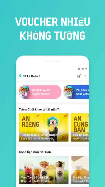 Screenshots BAEMIN - Ứng dụng đặt đồ ăn nhanh, rẻ