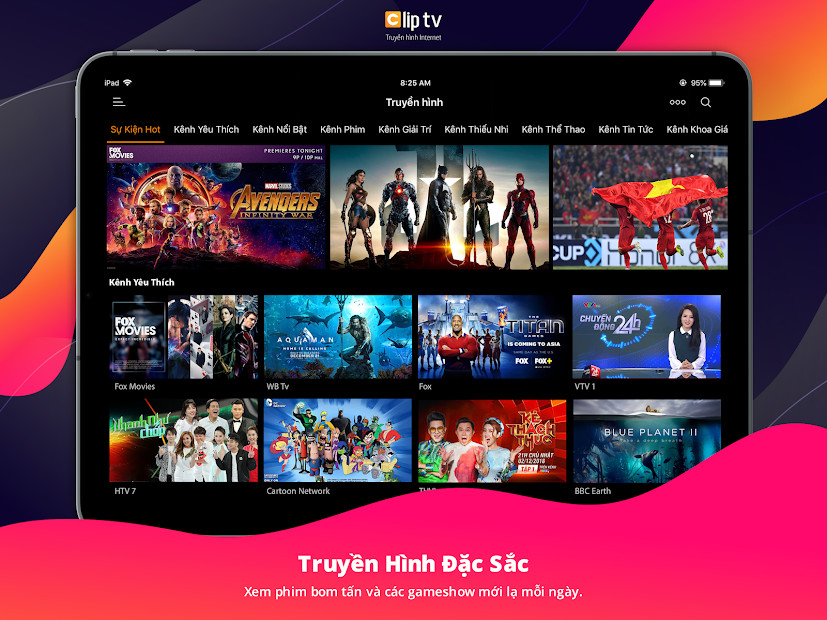 Screenshots Clip TV – Truyền hình internet