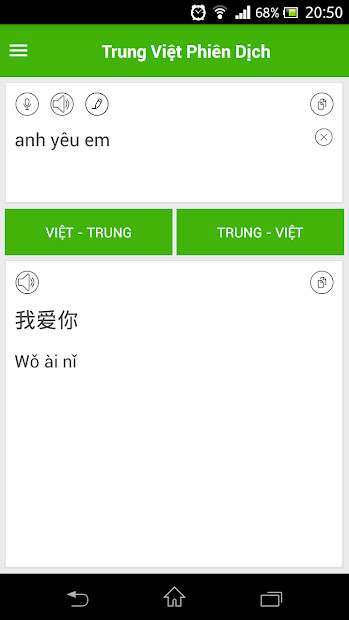 Screenshots Dịch Tiếng Trung