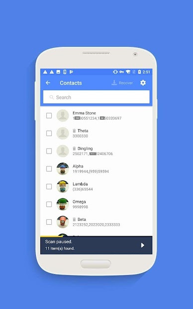 Screenshots EaseUS MobiSaver - Ứng dụng phục hồi ảnh, video, danh bạ cho Android