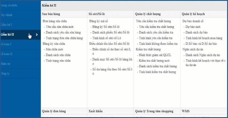 Screenshots Ecount - Phần mềm cung cấp giải pháp ERP trực tuyến