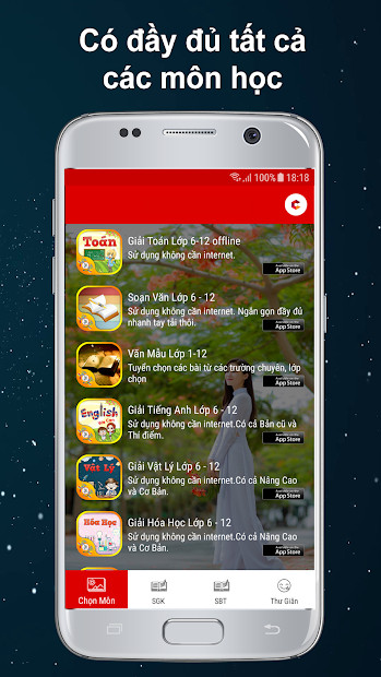 Screenshots Giải Hóa Học 8, 9, 10, 11, 12