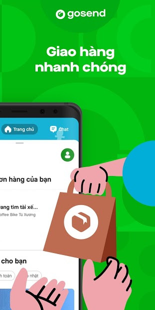 Screenshots GoJek: Giao diện đặt xe dễ sử dụng