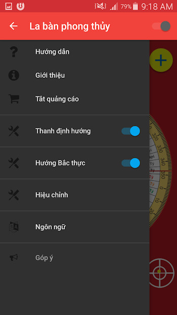 Screenshots La bàn Phong thủy