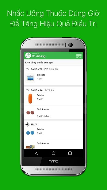 Screenshots Nhà thuốc An Khang: Tra cứu chi tiết thông tin thuốc, tìm hiểu bệnh