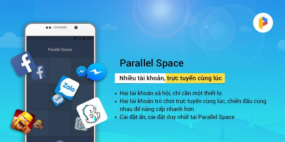 Screenshots Parallel Space－Nhân đôi ứng dụng