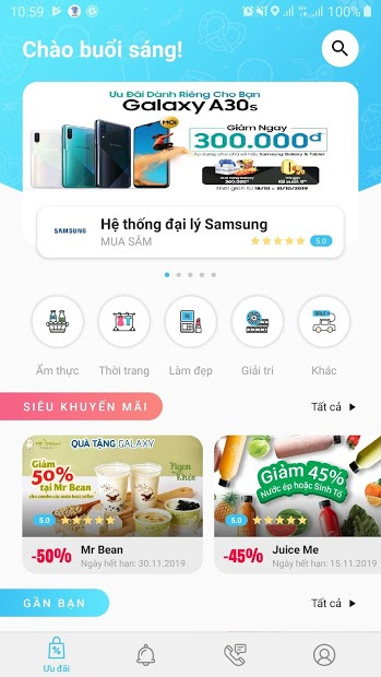 Screenshots Quà tặng Galaxy - Ứng dụng tiện ích dành riêng cho khách hàng Samsung