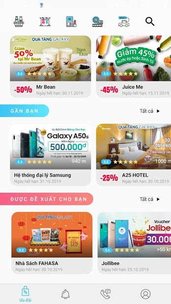 Screenshots Quà tặng Galaxy - Ứng dụng tiện ích dành riêng cho khách hàng Samsung