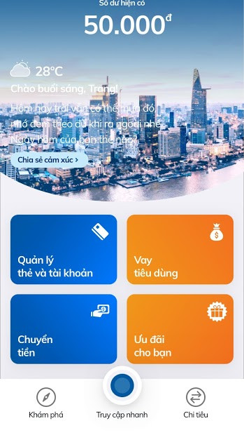 Screenshots Sacombank Pay - Phần mềm thanh toán online của Sacombank