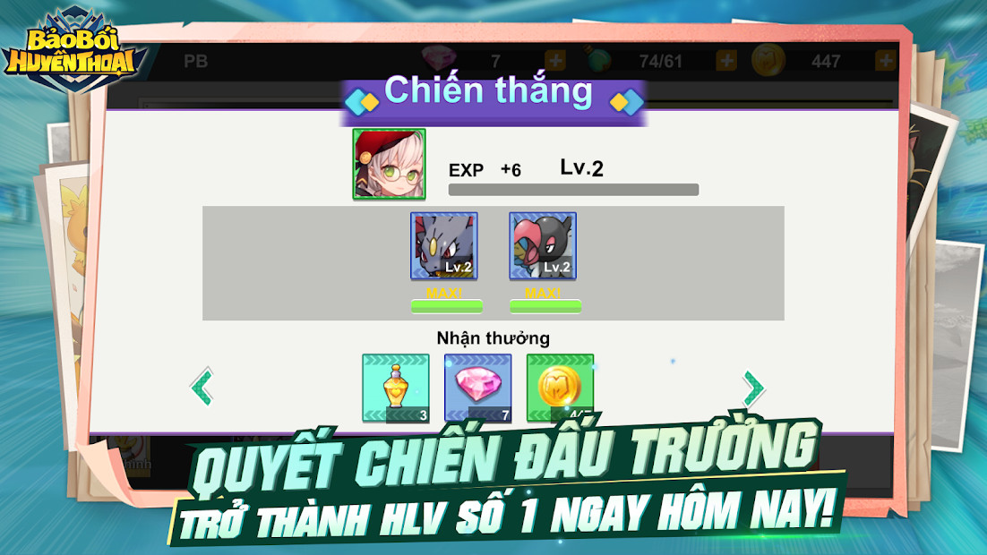 Screenshots Tải Bảo Bối Huyền Thoại - Game mobile thi đấu POKÉMON thế hệ mới