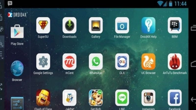 Screenshots Tải Droid4x: Phần mềm giả lập Android trên PC siêu nhẹ