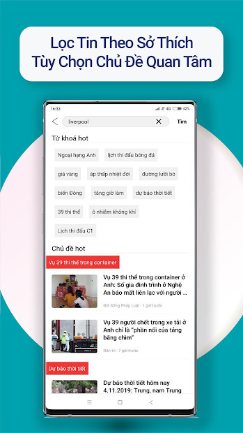 Screenshots Tin mới 24h - Ứng dụng đọc báo, tin tức