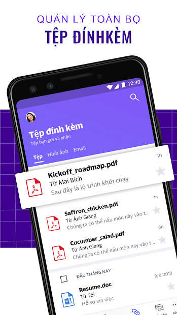 Screenshots Yahoo Mail - Luôn giữ tổ chức