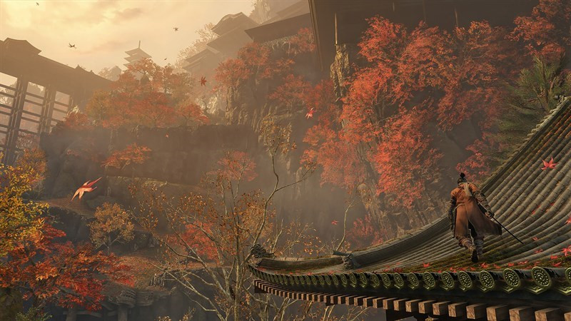 Sekiro chiến đấu với quái vật