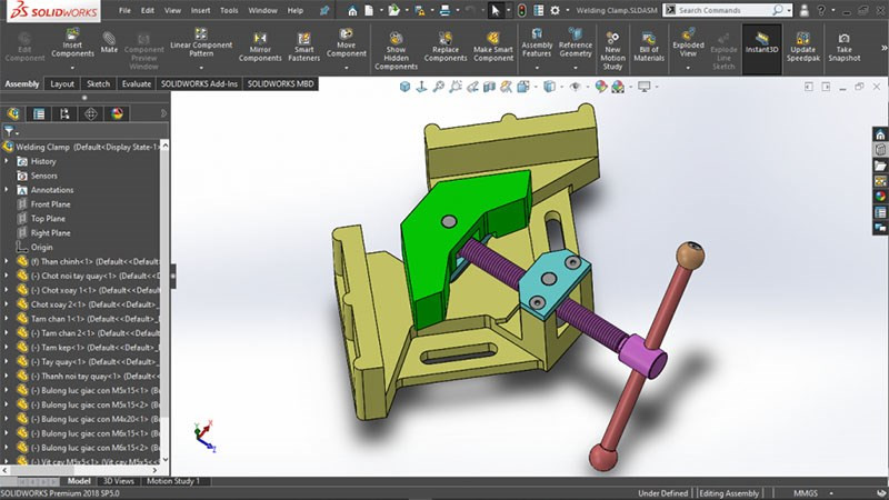 Solidworks - công cụ hỗ trợ đắc lực cho kỹ sư