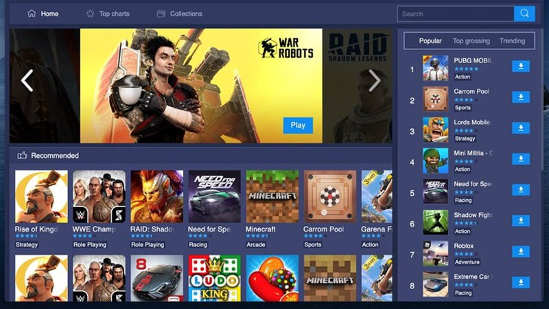 Sử dụng Bluestacks dễ dàng