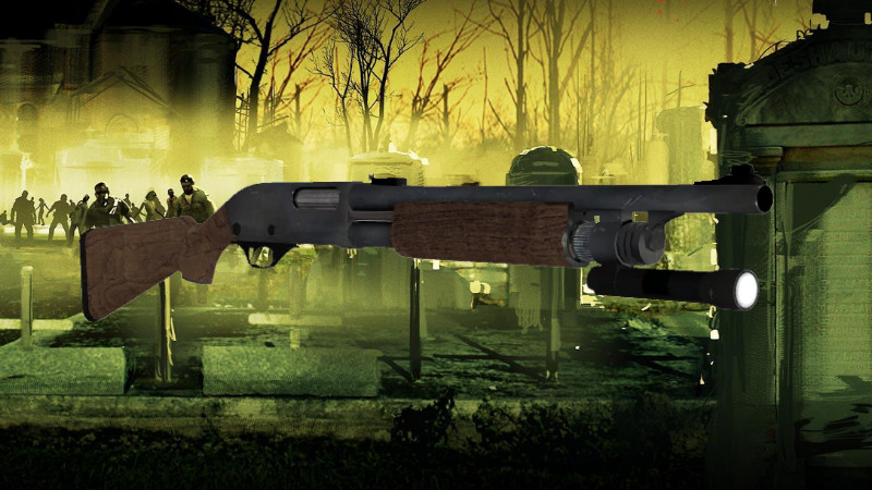 Súng săn Pump Shotgun trong Left 4 Dead