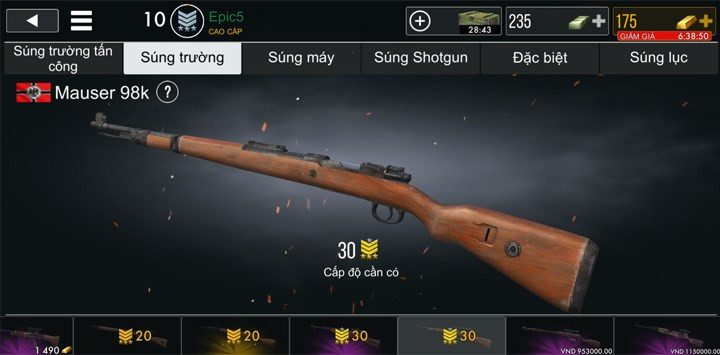 Súng trường Mauser 98k