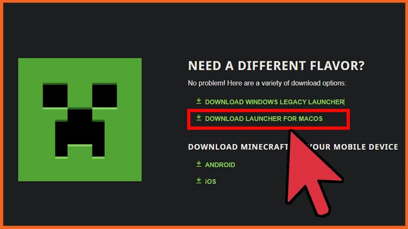 Tải Minecraft dành cho Mac