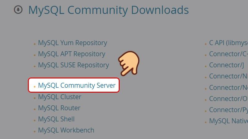 Tải MySQL Community Server