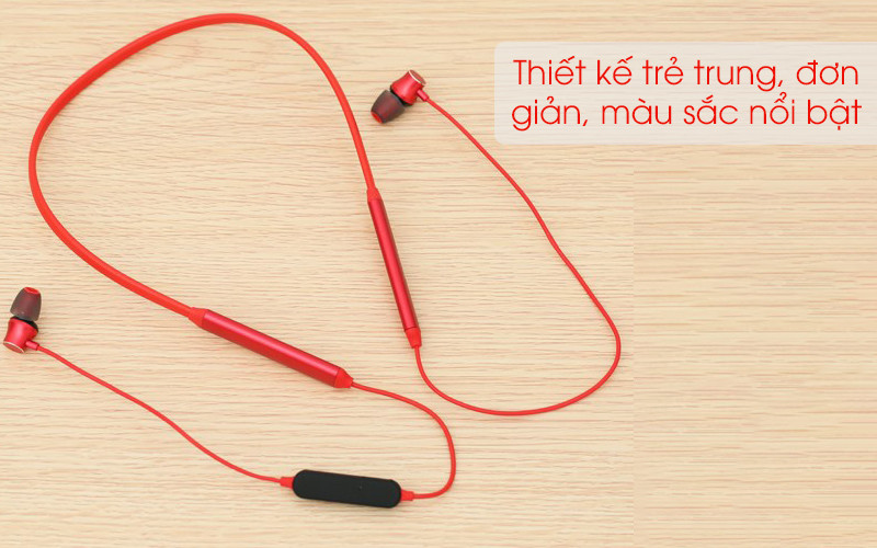 Tai nghe Bluetooth Mozard Q6 Đỏ c&oacute; thiết kế trẻ trung