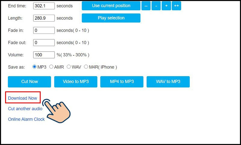 Tải nhạc đã cắt trên MP3 Cutter and Ringtone Maker