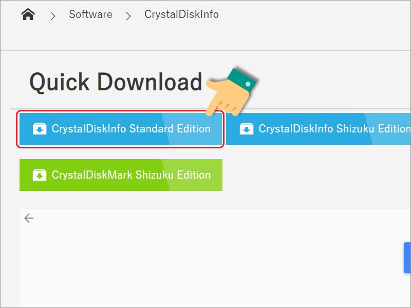 Tải phần mềm CrystalDiskInfo