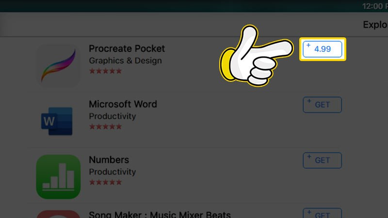 Tải Procreate từ App Store