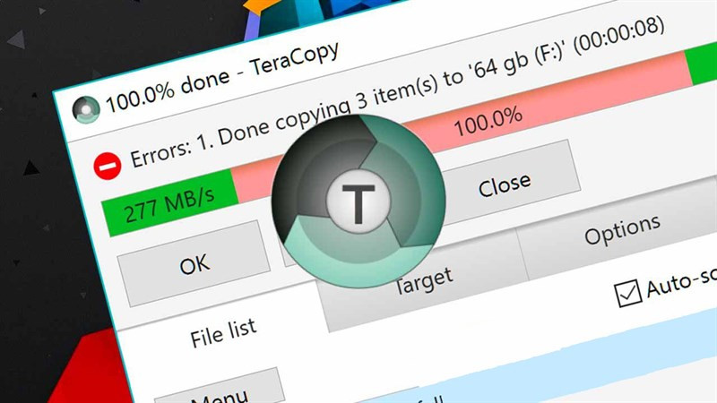 Tải TeraCopy | Phần mềm tăng tốc sao chép dữ liệu máy tính