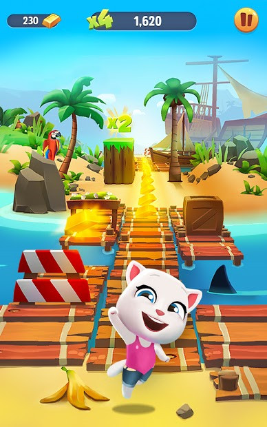 Talking Tom Gold Run - Cảnh chơi trong game