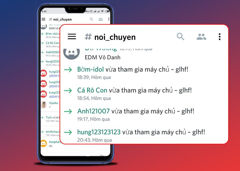 Tham gia vào cộng đồng chat trên Discord