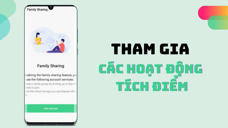 Tham gia v&agrave;o nhiều hoạt động kh&aacute;c nhau để t&iacute;ch điểm v&agrave; đổi thưởng