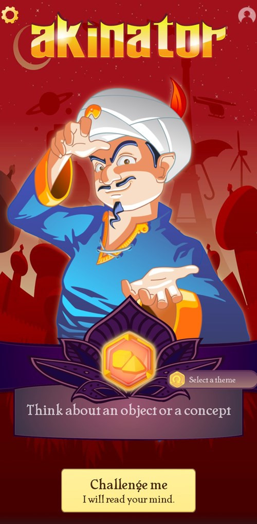 Thần đèn Akinator đặt câu hỏi