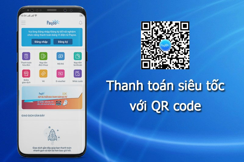 Thanh to&aacute;n si&ecirc;u tốc với QR code